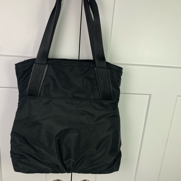 Calia by Carrie Underwood Black Nylon Classic Tote Bag Dual Handle Gym Travel - Picture 7 of 10